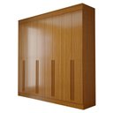 Ver imagem 3 de Guarda-Roupa Casal Porto 8 Portas 4 Gavetas 100% MDF Cinamomo - Panorama Móveis
