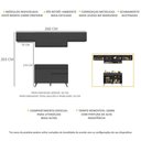 Ver imagem 4 de Armário de Cozinha Compacta 4 peças MP3697.895 Veneza Preto