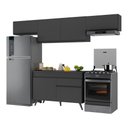 Ver imagem 3 de Armário de Cozinha Compacta 4 peças MP3697.895 Veneza Preto