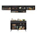 Ver imagem 6 de Armário de Cozinha Compacta 4 peças MP3697.895 Veneza Preto