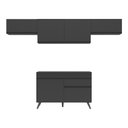 Ver imagem 7 de Armário de Cozinha Compacta 4 peças MP3697.895 Veneza Preto