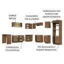 Ver imagem 5 de Armário de Cozinha Completa de Canto 504cm Rustic Glamy Madesa 01