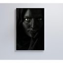 Ver imagem 1 de Quadro Mulher Dark Face 60x90 Cm Vidro Impresso