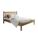 Ver imagem 5 de Cama Casal Rústica Madeira Maciça Jasmim Marrom/Envelhecida