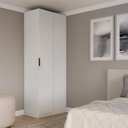 Ver imagem 1 de Guarda-Roupa de Canto Reto Clean 100% MDF Altezza
