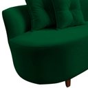 Ver imagem 7 de Namoradeira Sofá Feijão Suria 150cm Orgânica Bouclé