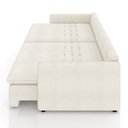 Ver imagem 6 de Sofá Cama Retrátil para Sala de Estar 214cm Una K01 Bouclê Cru - Lyam Decor