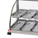 Ver imagem 5 de Estufa Para Salgados Curva Dupla 8 Bandejas Ouro Marchesoni