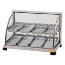 Ver imagem 1 de Estufa Para Salgados Curva Dupla 8 Bandejas Ouro Marchesoni