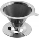 Ver imagem 1 de Coador de Inox Filtro Cafe 103 Reutilizável sem Papel