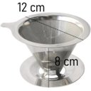 Ver imagem 3 de Coador de Inox Filtro Cafe 103 Reutilizável sem Papel
