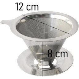 Coador de Inox Filtro Cafe 103 Reutilizável sem Papel - 3