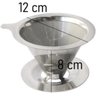Coador de Inox Filtro Cafe 103 Reutilizável sem Papel - 3