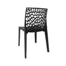 Cadeira de Jantar Gruvyer Prática Empilhável Cor Preta 8 Uni - 3