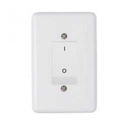 Conjunto Interruptor Bipolar 25A 250V C/ Placa 4X2 Stylus - ILUMI - 1