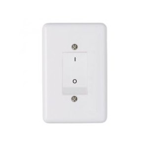 Conjunto Interruptor Bipolar 25A 250V C/ Placa 4X2 Stylus - ILUMI