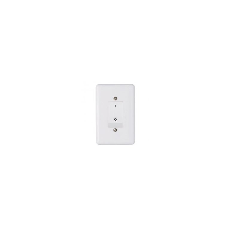 Conjunto Interruptor Bipolar 25A 250V C/ Placa 4X2 Stylus - ILUMI