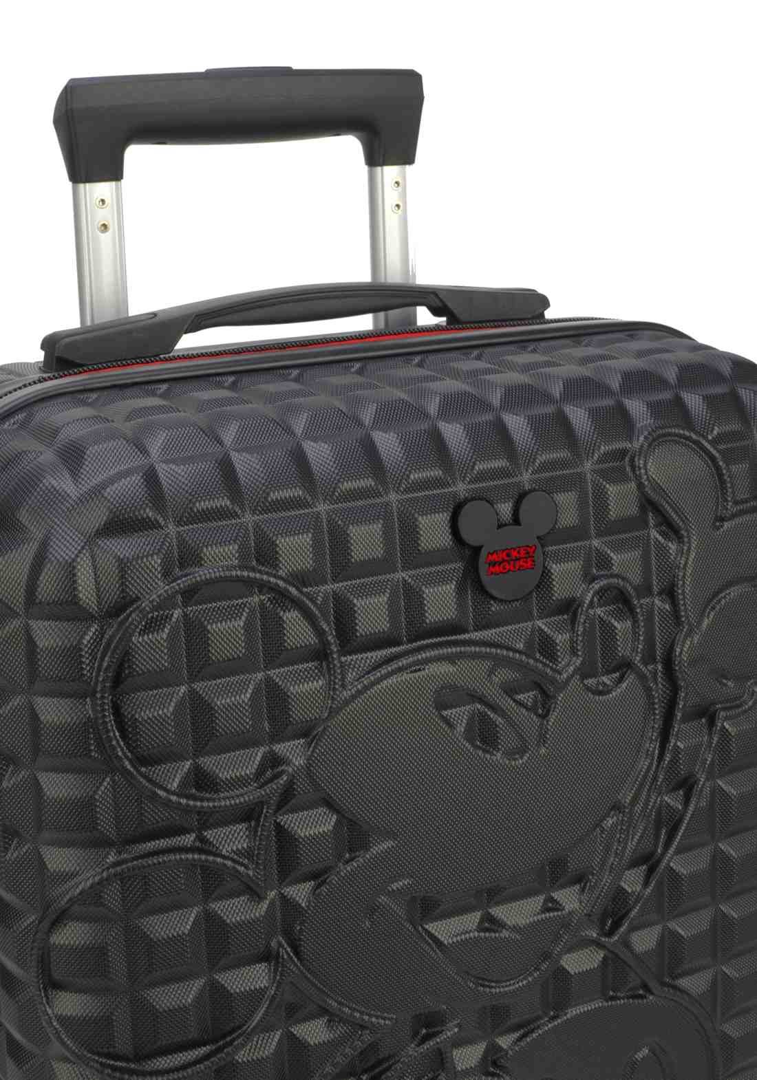 Mala de Viagem Disney Mickey Mouse - Tam M C/ Cadeado - Preto - 4
