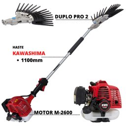 Derriçadeira 2T Kawashima Mãozinha Dupla Ideal Para Fazendas de Café + Óleo Castrol Stihl - 4