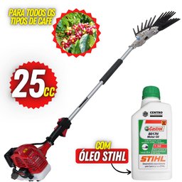 Derriçadeira 2T Kawashima Mãozinha Dupla Ideal Para Fazendas de Café + Óleo Castrol Stihl - 5