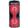 Caixa de Som Alto Falante Paredão Potente Bluetooth Multimídia Led Rgb Subwoofer - Vermelho - 1