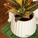Ver mais imagens de Vaso Cachepot Wave 31cm Antidengue Decoração Branco