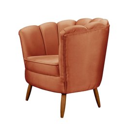 Kit 2 Poltrona Decorativa Ariel e Puff Redondo Star Confort - 4