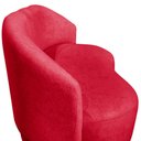 Ver imagem 6 de Namoradeira Decorativa Beatriz Orgânica Veludo Vermelho