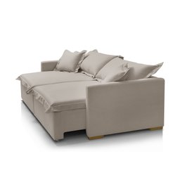 Sofá Cama Portinari 2 Lugares Retrátil 216 Cm Redenobre:bege - 3