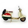 Lambreta Metal Miniatura Artesanal Vespa Vintage Moto Retro - 3