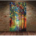 Ver imagem 1 de Quadro Pintura Tela Cidade Paisagem Urbana Cod 4329 - 130cm (A) x 70cm (L)