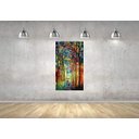 Ver imagem 4 de Quadro Pintura Tela Cidade Paisagem Urbana Cod 4329 - 130cm (A) x 70cm (L)