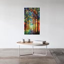 Ver imagem 5 de Quadro Pintura Tela Cidade Paisagem Urbana Cod 4329 - 130cm (A) x 70cm (L)
