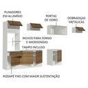 Ver imagem 4 de Armário de Cozinha Completa 300cm Branco/Rustic Topazio Madesa 01