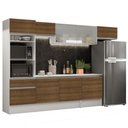 Ver imagem 1 de Armário de Cozinha Completa 300cm Branco/Rustic Topazio Madesa 01