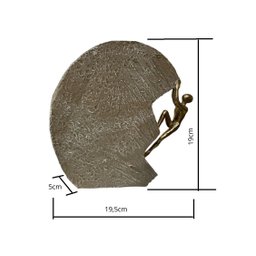 Escultura Superação Degraus da Vida Seguir em Frente Subir a Escada - 5