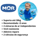 Ver imagem 3 de Boia de Braço Azul Mor até 30kg 23cm x 15cm
