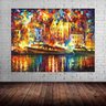 Quadro Pintura Tela Cidade Paisagem Urbana Cod 4015 - 90cm (A) x 120cm (L) - 5