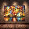 Quadro Pintura Tela Cidade Paisagem Urbana Cod 4015 - 90cm (A) x 120cm (L) - 4