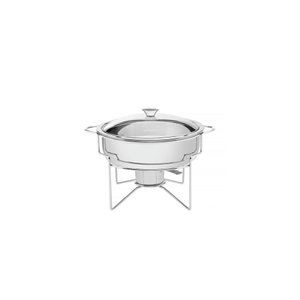 Rechaud Banho-maria Tramontina em Aço Inox 4,3 L com Fogareiro Tramontina