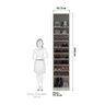 Guarda-Roupa Sapateira 50Cm Prime Plus Legno Crema C/ Cinza - 2