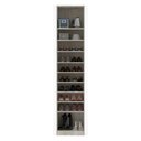 Ver imagem 3 de Guarda-Roupa Sapateira 50Cm Prime Plus Legno Crema C/ Cinza