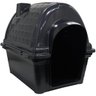 Casinha de Cachorro Cão Dog Plástica Iglu Número 6 Porte Grande Furacão Pet N6,0 Preto - 1