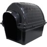 Casinha de Cachorro Cão Dog Plástica Iglu Número 6 Porte Grande Furacão Pet N6,0 Preto - 2