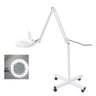 Lupa Estetica Dentista Luminaria Led Cosmetologia Salao Profissional Tripe Rodinhas Articulavel Zoom - 1
