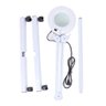 Lupa Estetica Dentista Luminaria Led Cosmetologia Salao Profissional Tripe Rodinhas Articulavel Zoom - 3