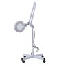Lupa Estetica Dentista Luminaria Led Cosmetologia Salao Profissional Tripe Rodinhas Articulavel Zoom - 9