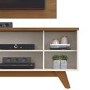 Ver imagem 3 de Rack Moderno Com Painel Para Televisão Até 50 Polegadas Freijó Off White Roma Shop Jm