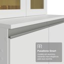 Ver mais imagens de Armário de Cozinha Completa 100% Mdf 310 Cm Branco Smart Madesa 03