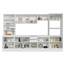 Ver imagem 6 de Armário de Cozinha Completa 100% Mdf 310 Cm Branco Smart Madesa 03